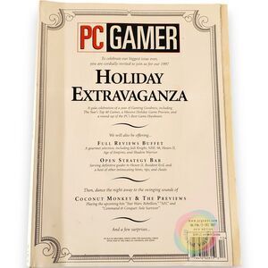 PC Gamer Magazine Dec 1997 Jedi Knight No Disc